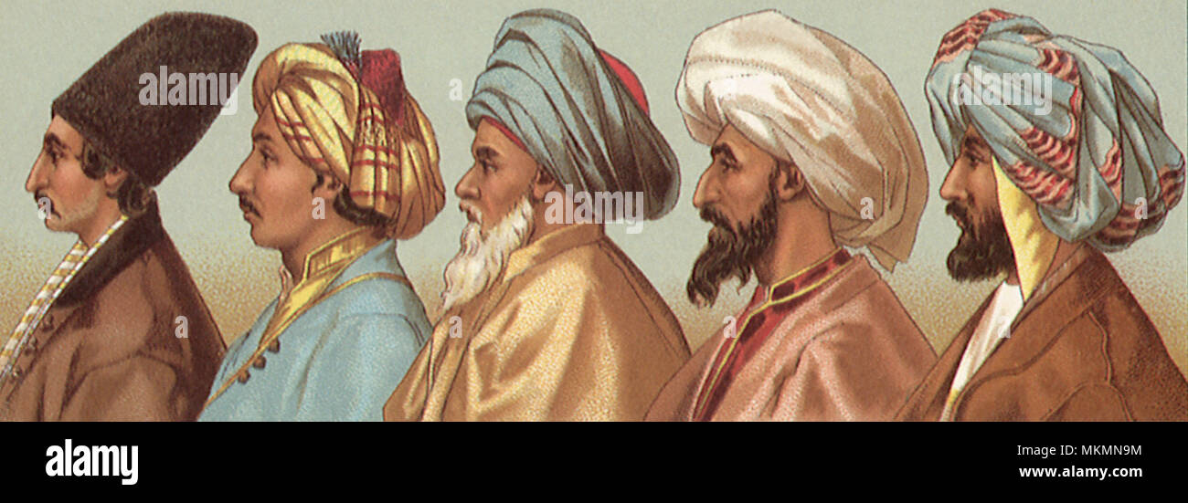 Styles Turban Banque D'Images