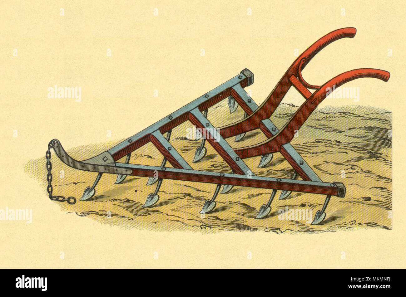 Charrue triangulaires Banque D'Images