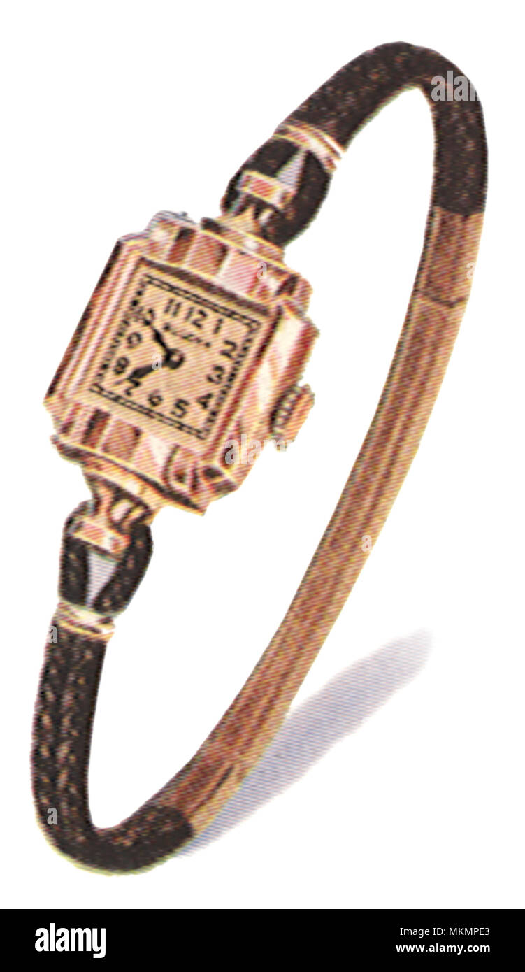 Mother-of-Pearl Watch Banque D'Images