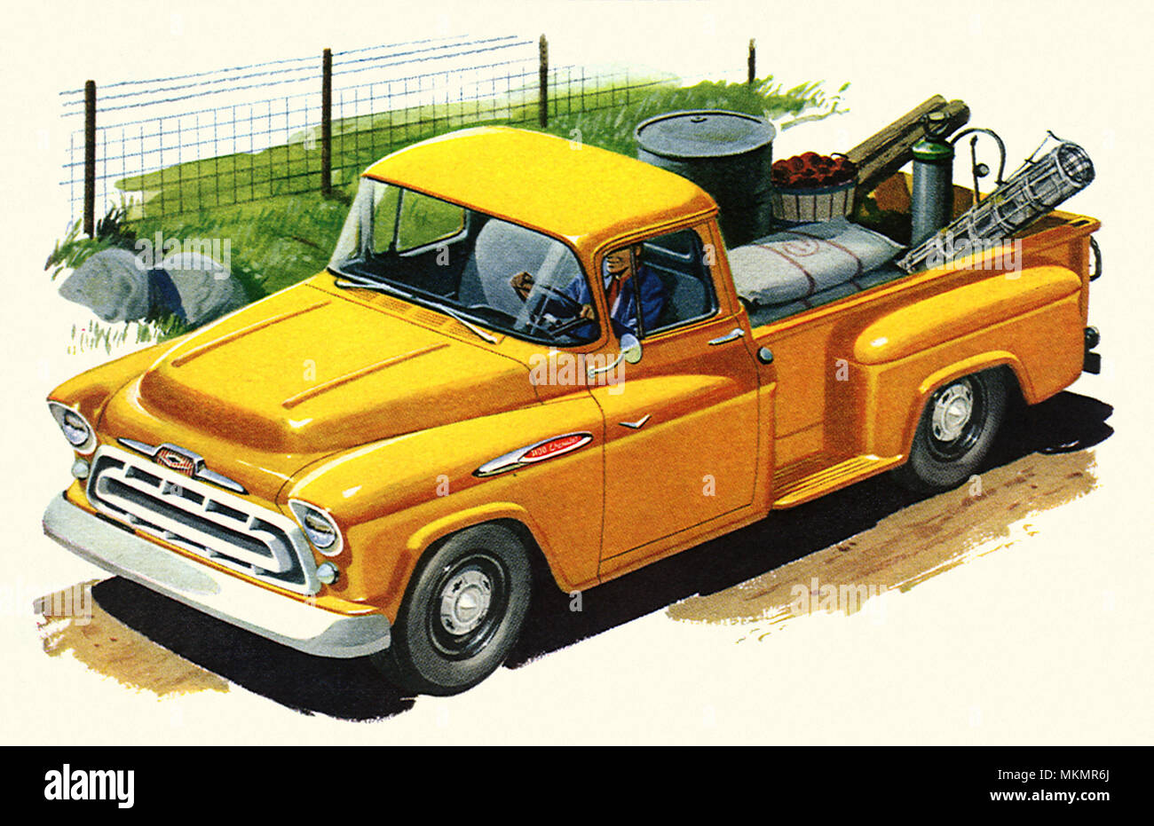 1957 Chevy Truck Banque D'Images