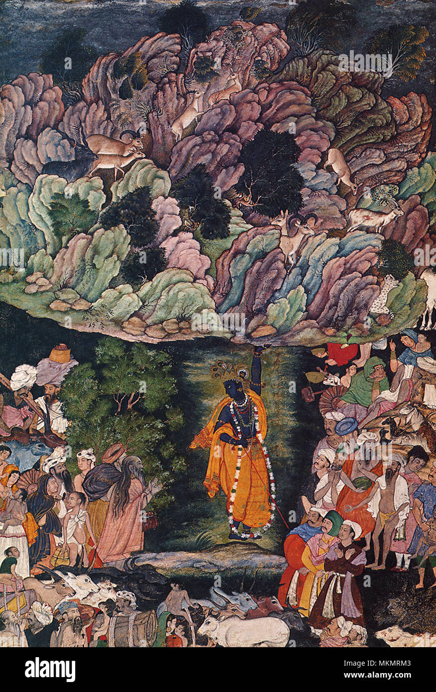 Dieu hindou Krishna Banque D'Images