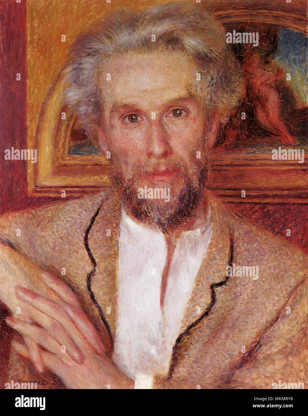 Portrait de Victor Choquet Banque D'Images