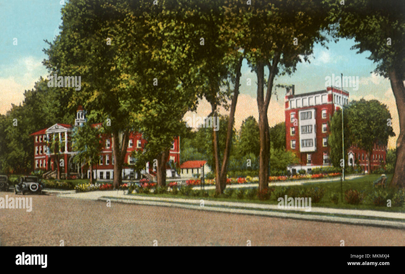 L'Hôpital Saint Luc. Davenport. Banque D'Images
