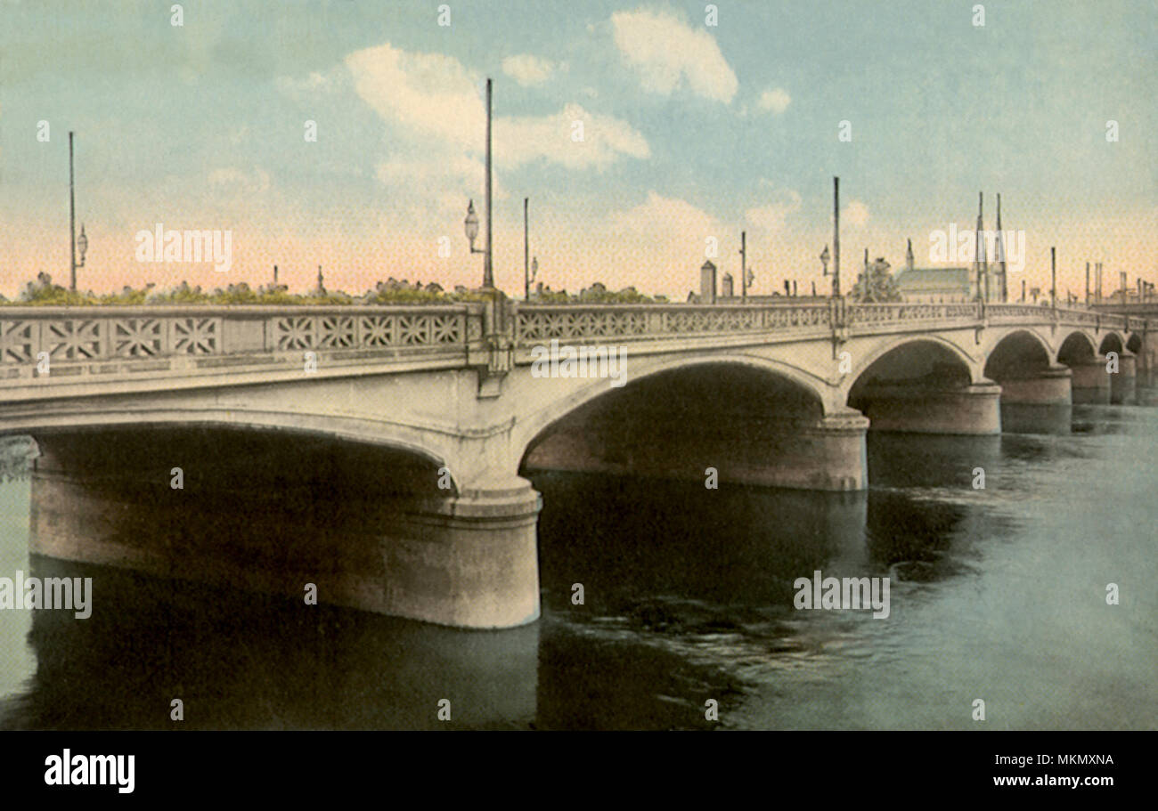 Washington St. Bridge. Dayton. Banque D'Images