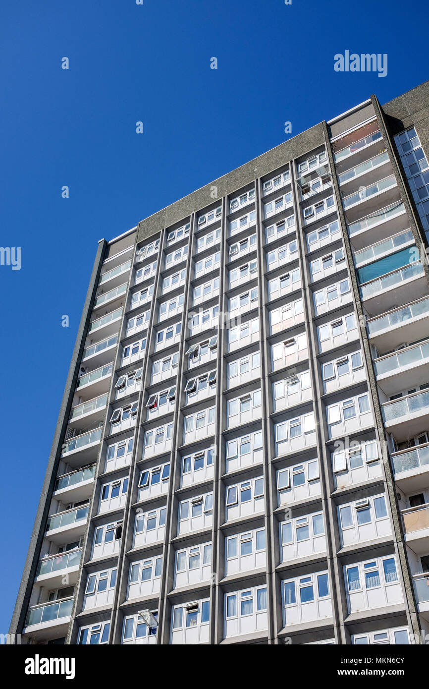 Des tours d'appartements en construction Conseil Brighton East Sussex UK Banque D'Images