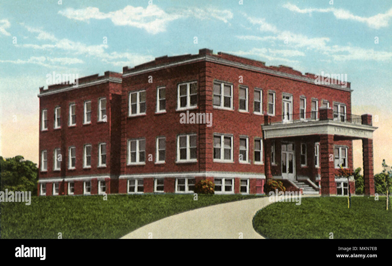 Memorial Hospital. Burlington. Banque D'Images