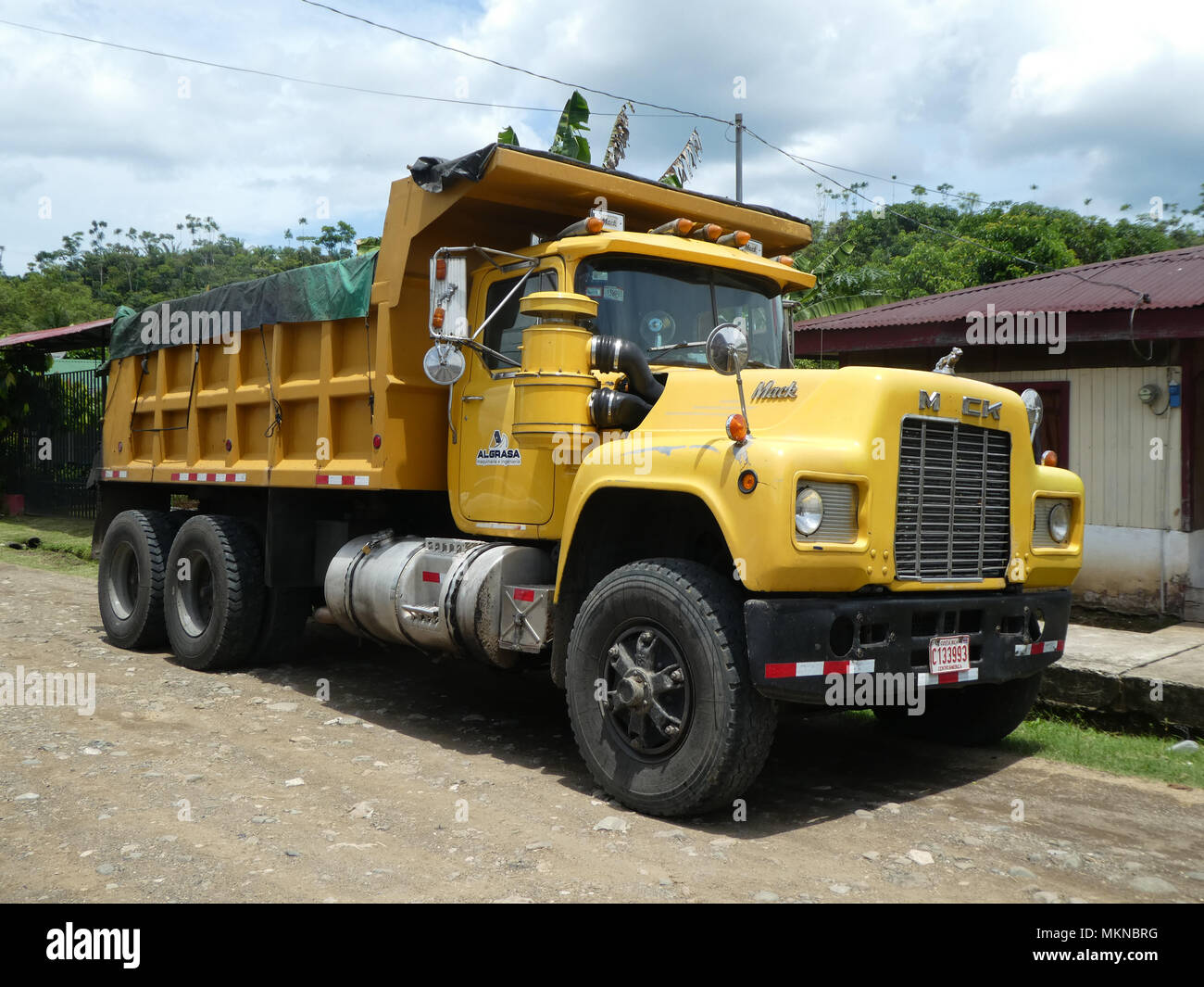 Camion Mack photographié au Costa Rica 2018 Banque D'Images
