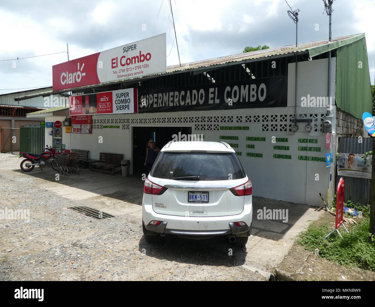 Supermarché dans Costa Rica 2018 Banque D'Images