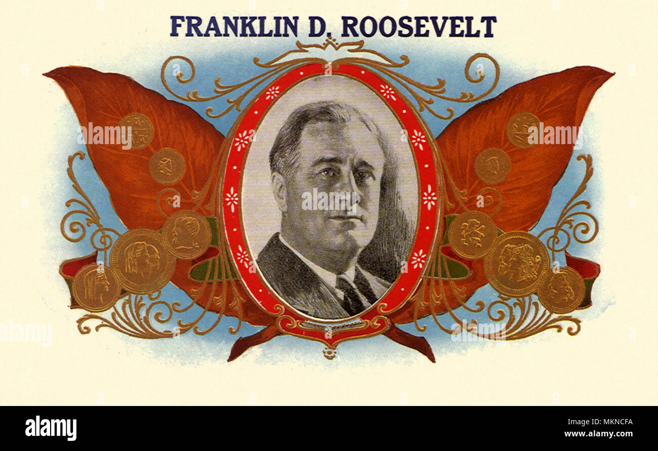 Franklin D. Roosevelt Banque D'Images
