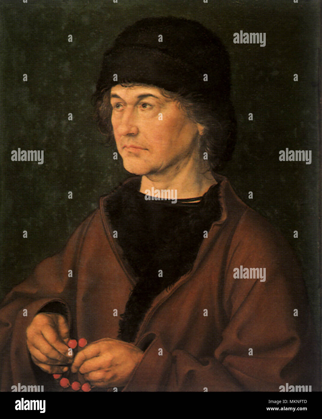 Portrait de Mère de l'artiste Banque D'Images