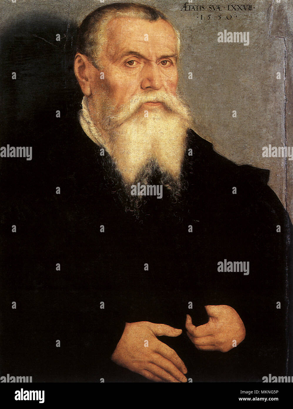 Portrait de Lucas Cranach l'ancien Banque D'Images