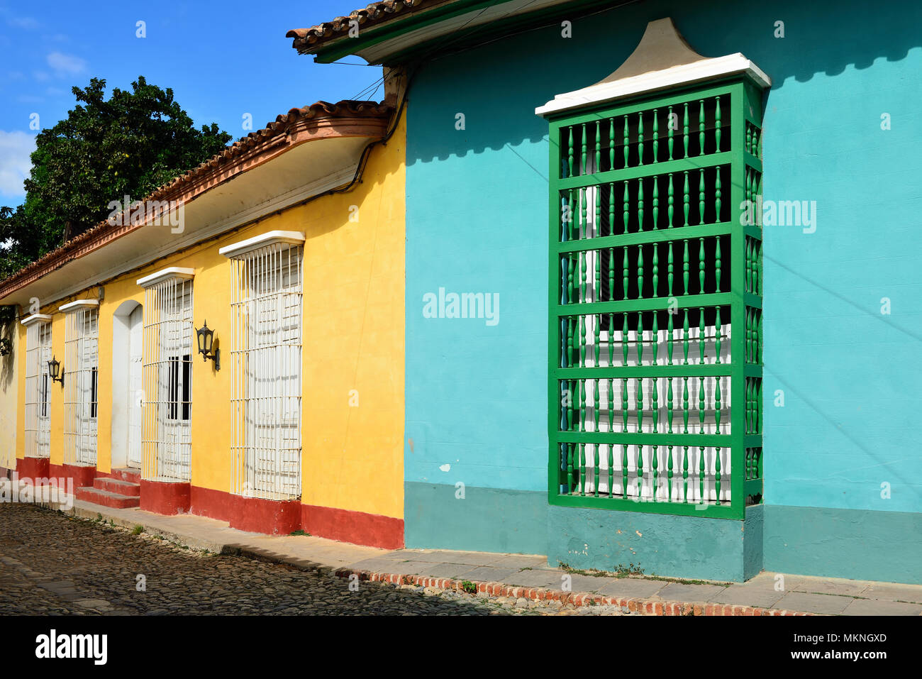 Architecture de Trinidad, Cuba. Site du patrimoine mondial de l'UNESCO, Cuba Banque D'Images