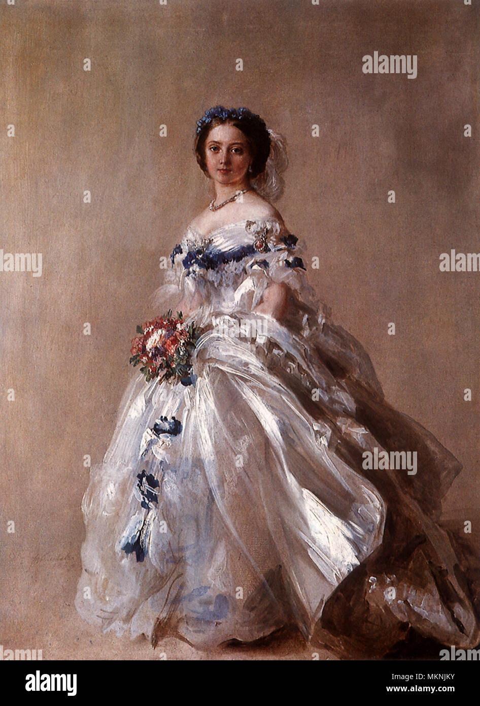 Victoria, princesse royale, plus tard Impératrice Friedrich Banque D'Images
