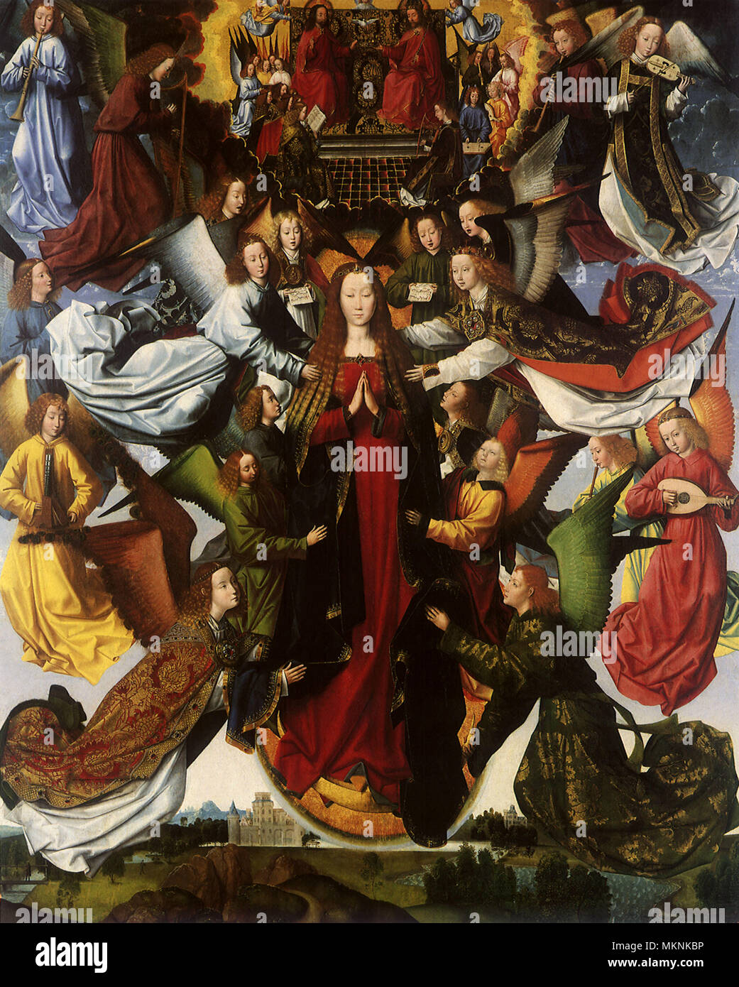 Marie, Reine des cieux Banque D'Images