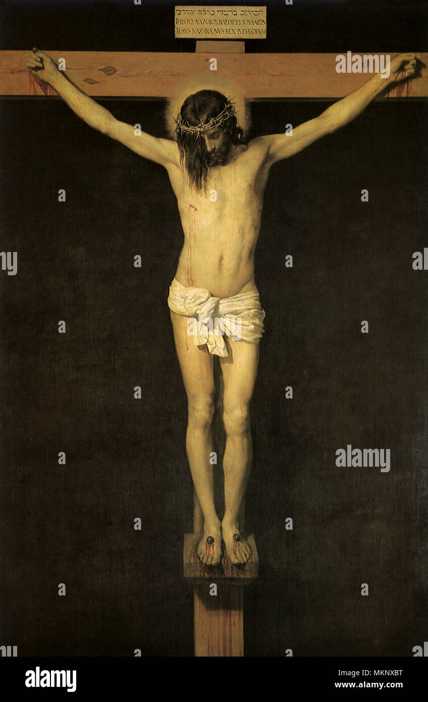 Le Christ sur la croix Banque D'Images