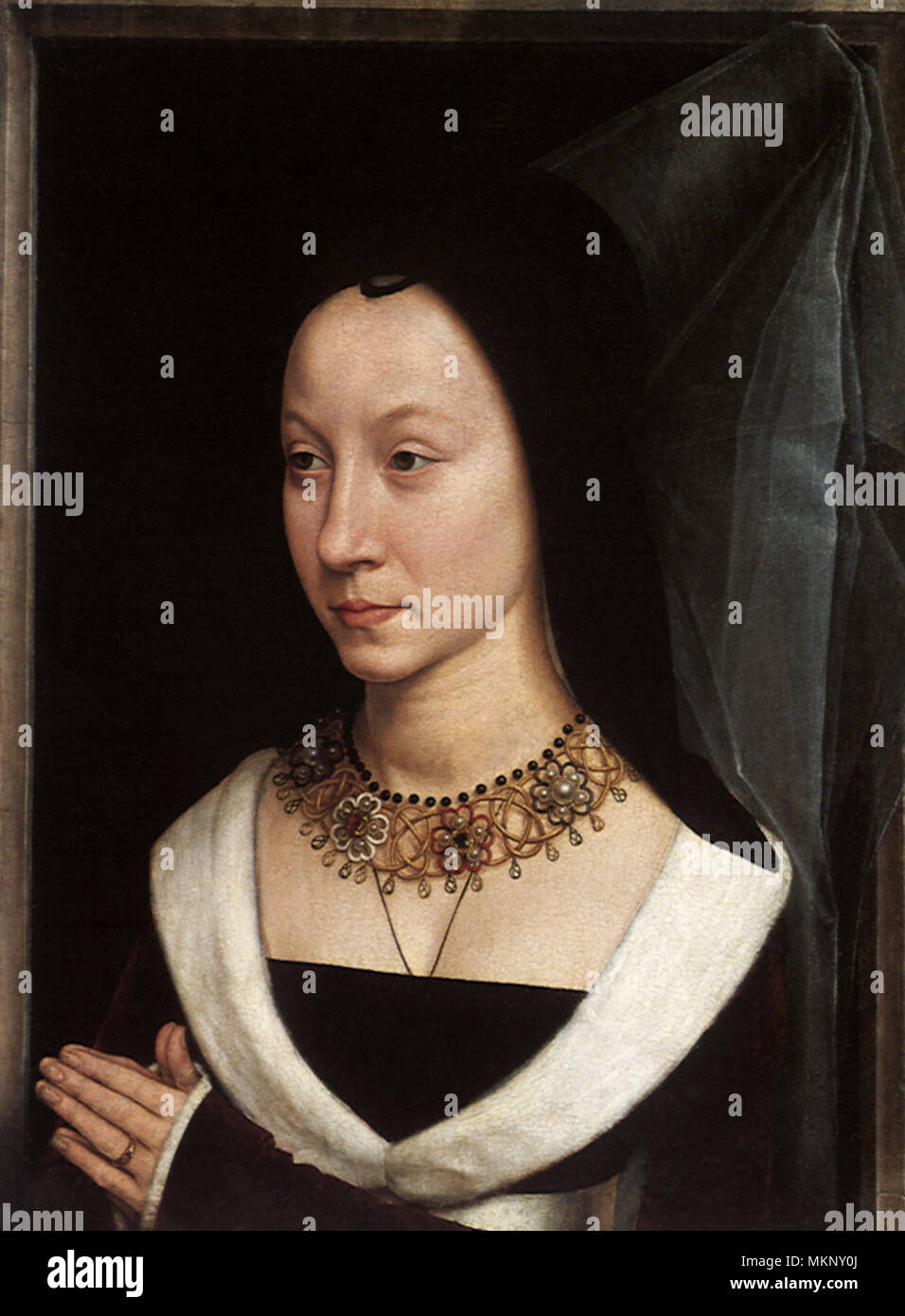 Maria Maddalena Baroncelli, épouse de Tommaso Portinari Banque D'Images