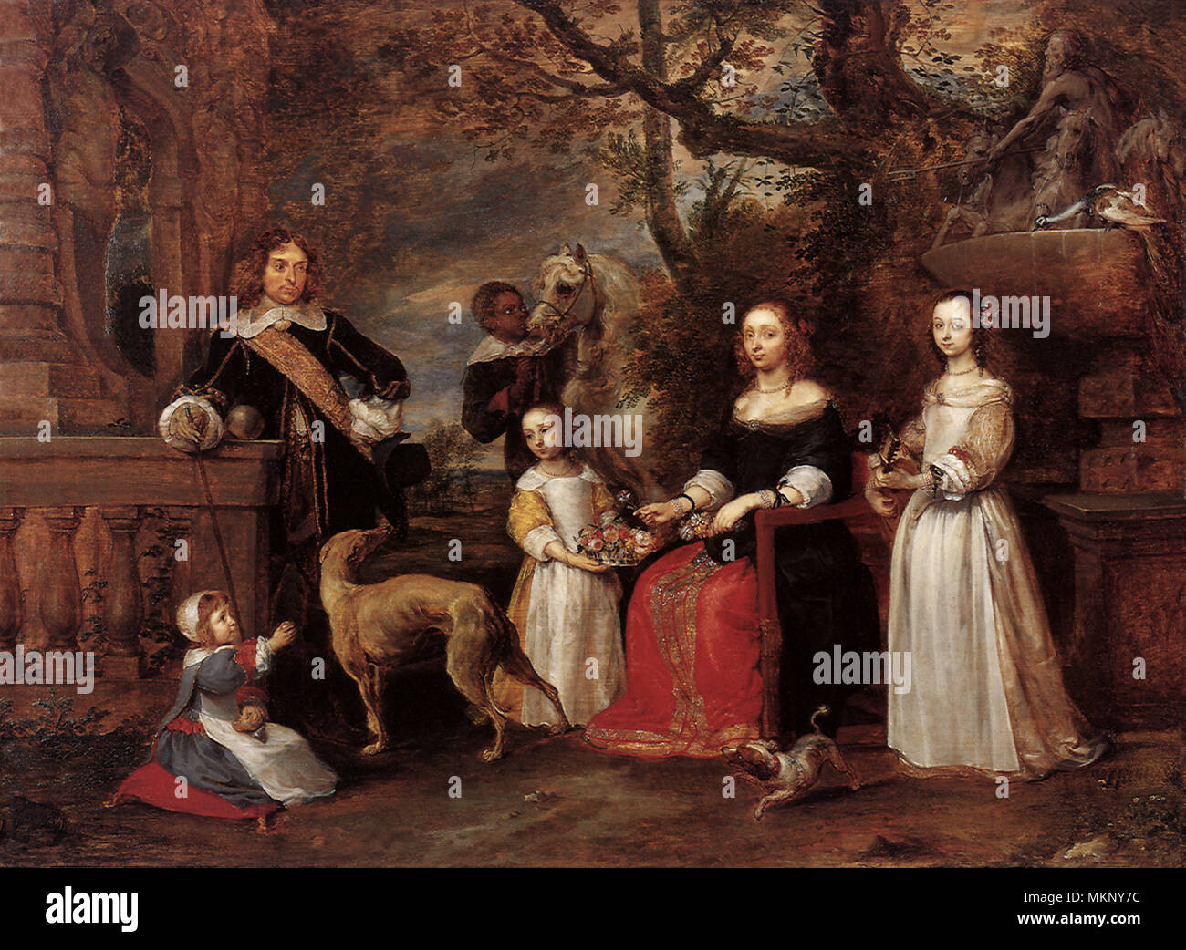 Portrait de famille nostalgique Banque de photographies et d’images à