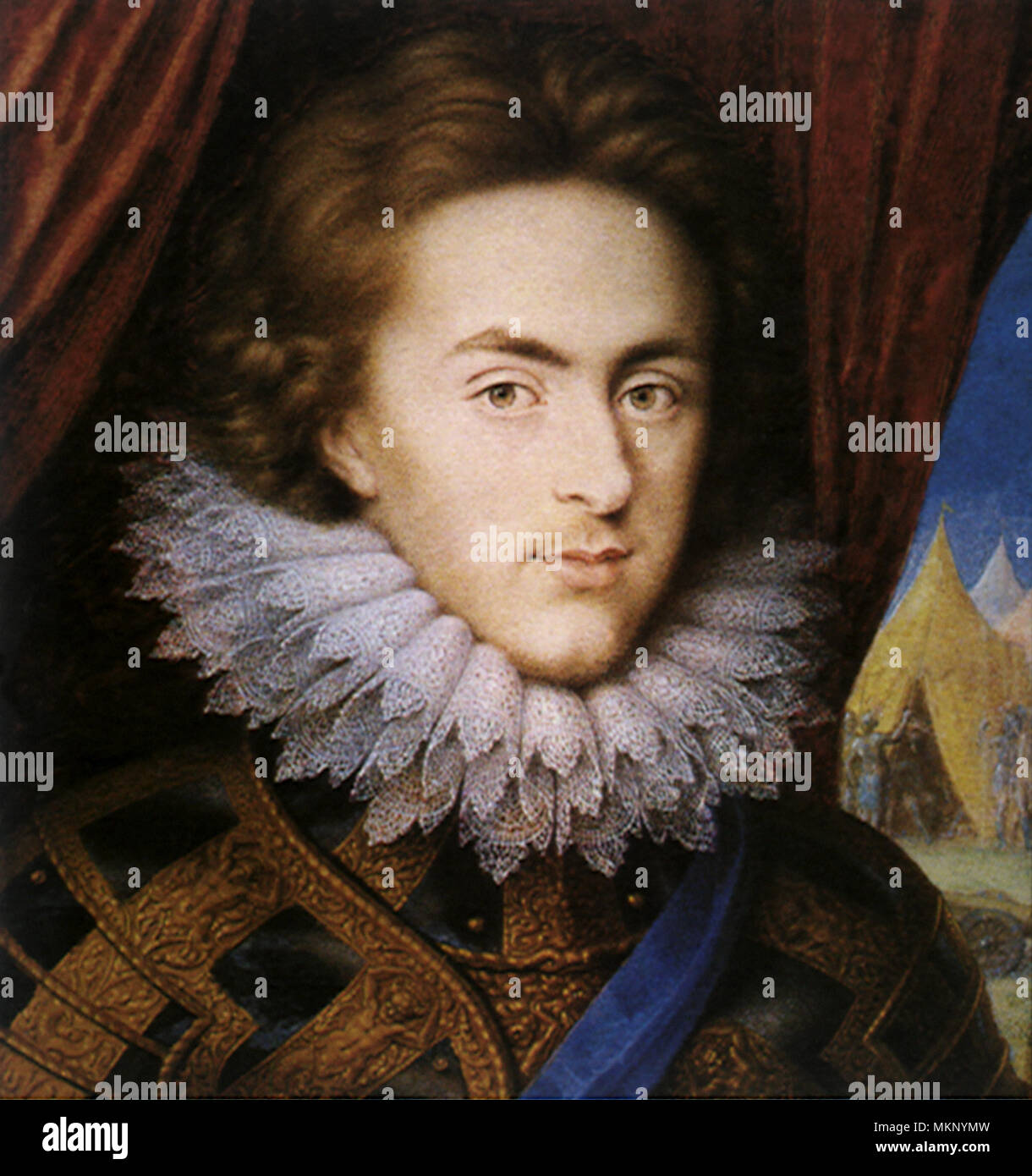 Portrait de Henry, Prince de Galles, fils de Jacques I Banque D'Images