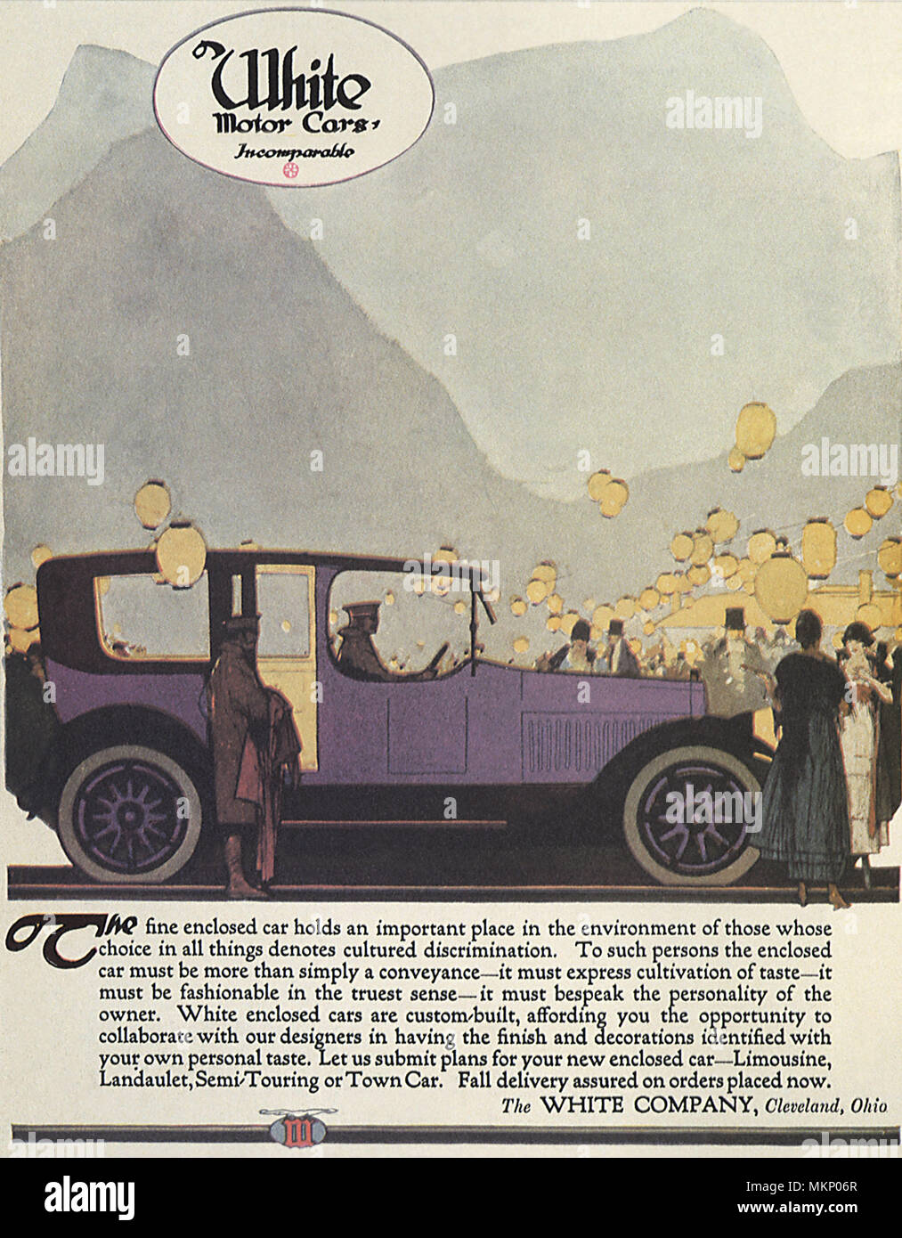 Blanc 1915 Banque D'Images