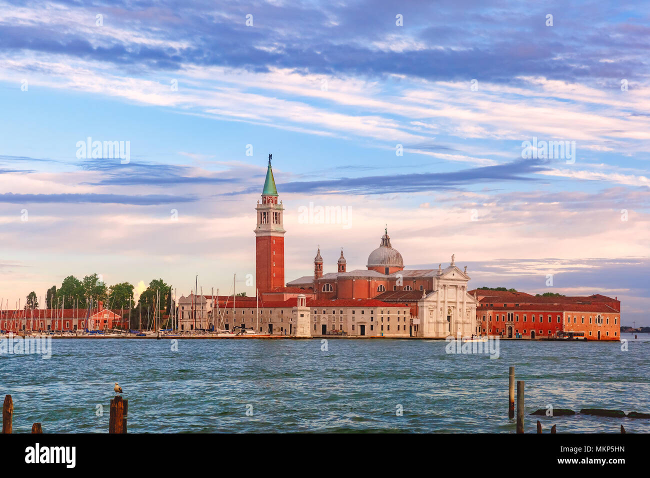 Église de San Giorgio Maggiore à Venise, Italie Banque D'Images