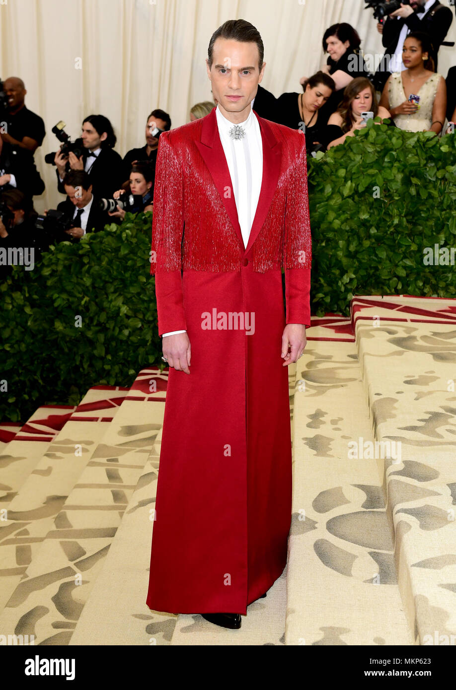 La Jordanie Roth assistant à la Metropolitan Museum of Art Costume Institute Gala-bénéfice 2018 à New York, USA Banque D'Images