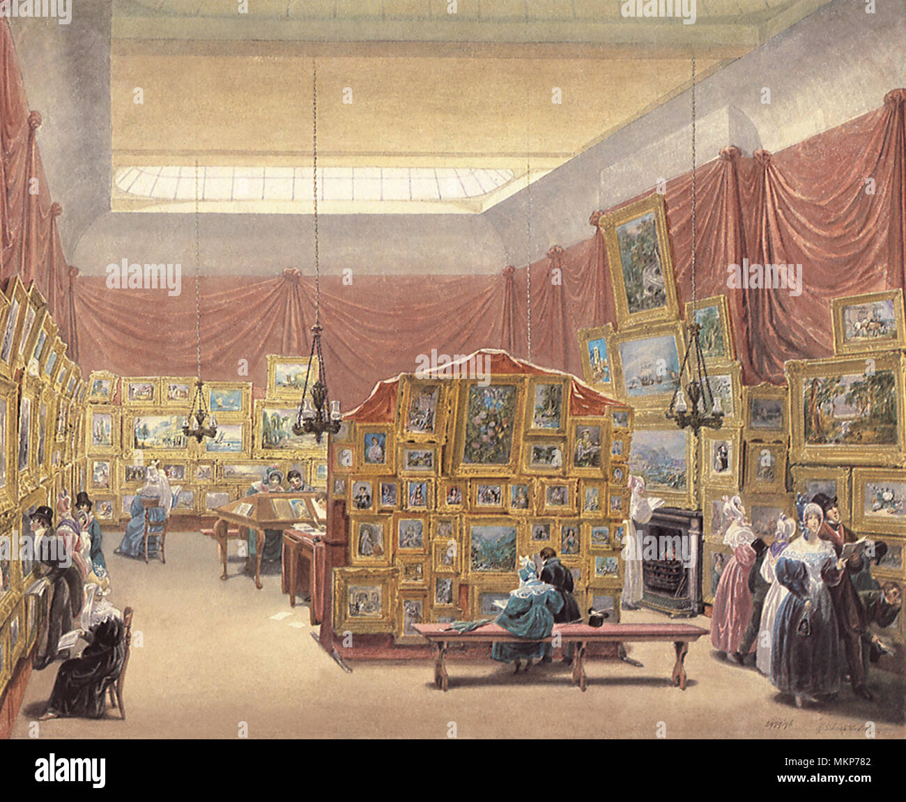 Water-Color Gallery Banque D'Images