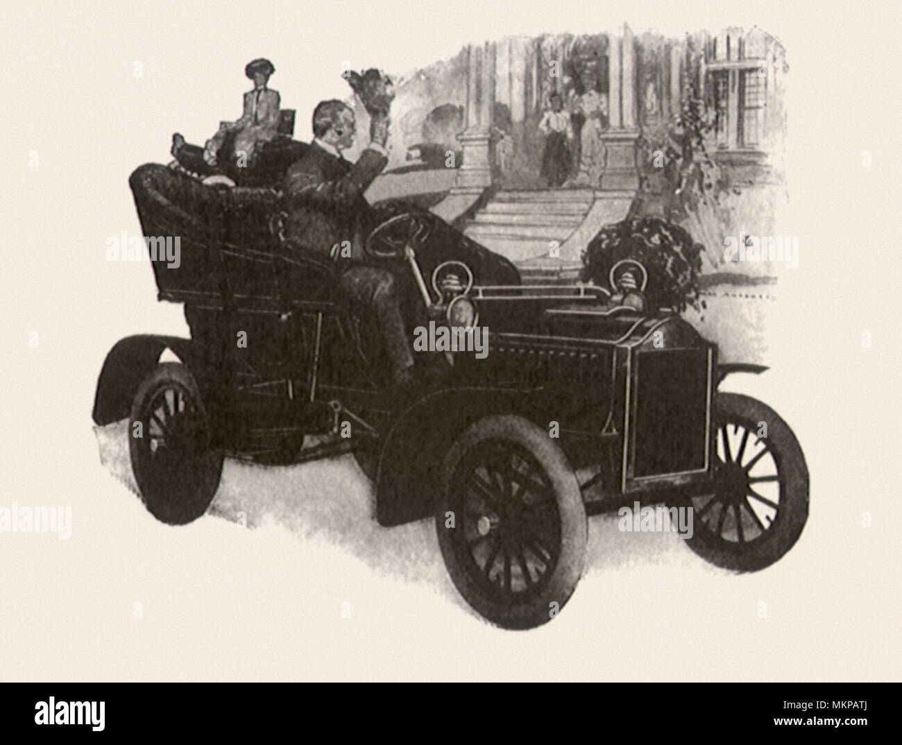 1905 Oldsmobile Touring Banque D'Images