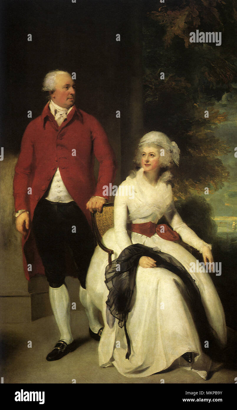 M. et Mme John Julius Angerstein Banque D'Images