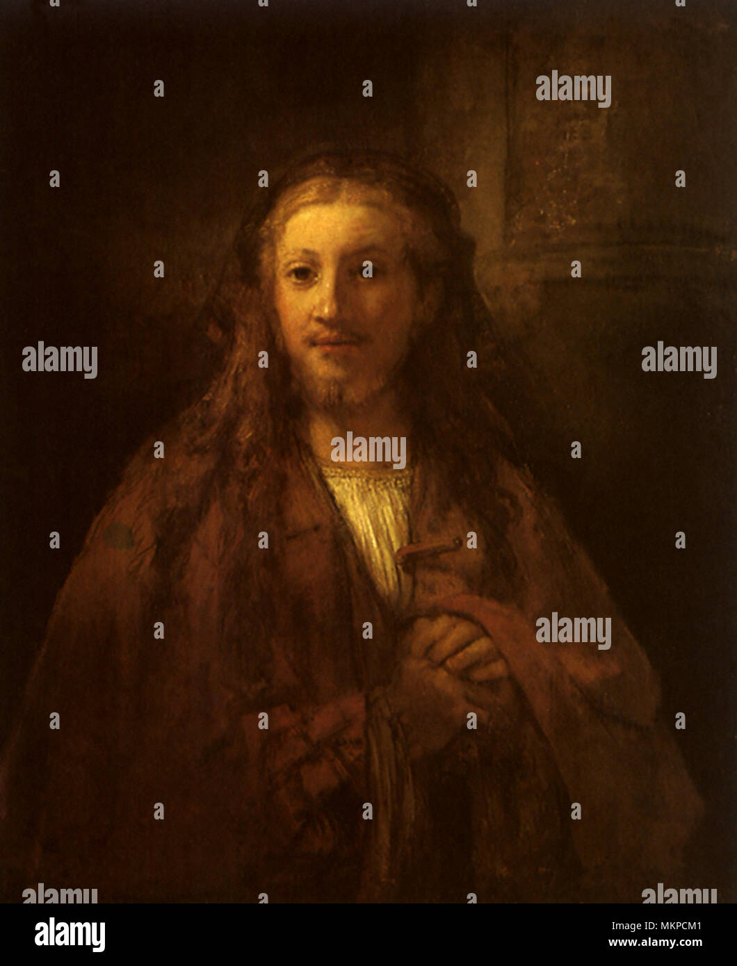 Le jeune James Banque D'Images