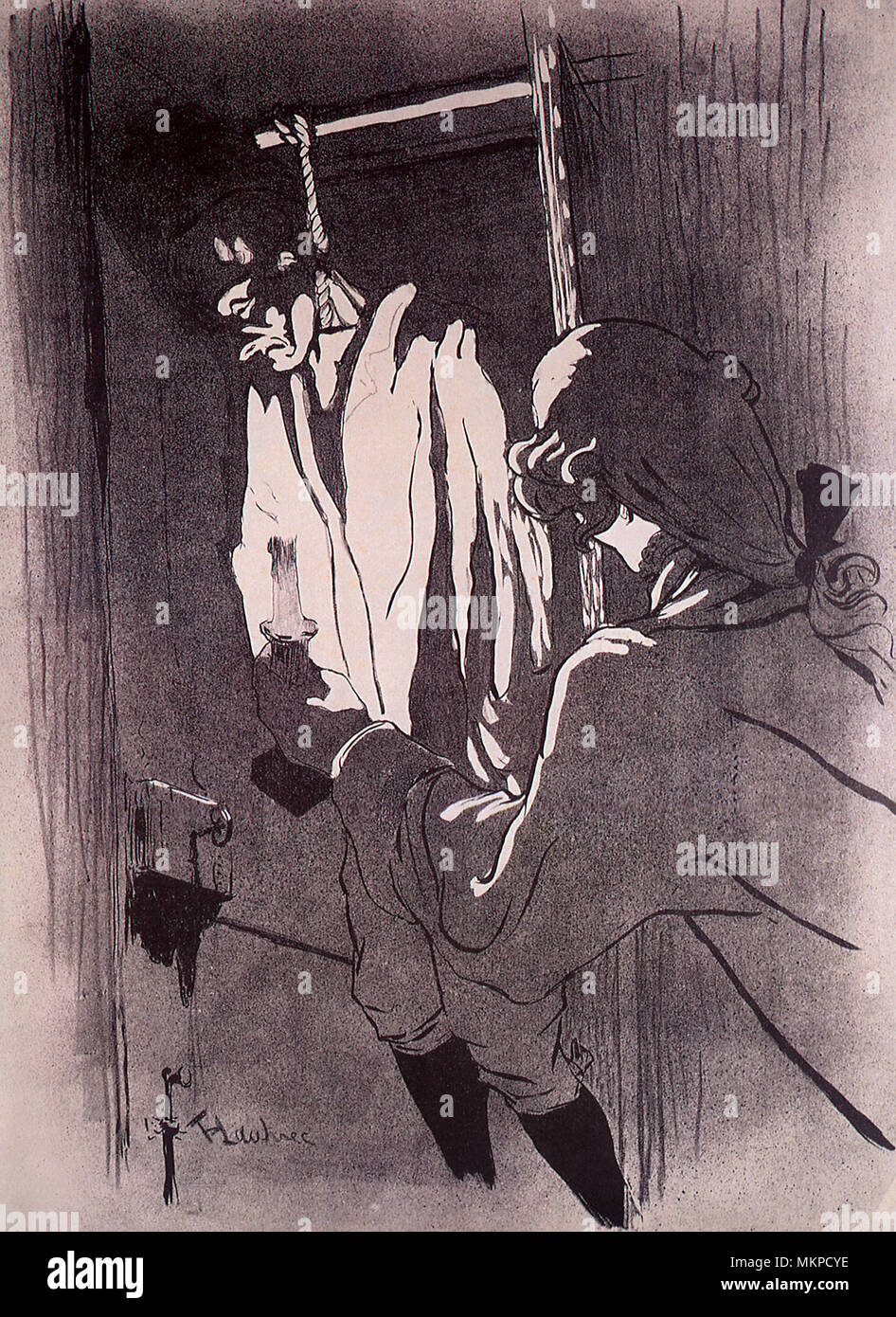 Le Pendu Banque D'Images