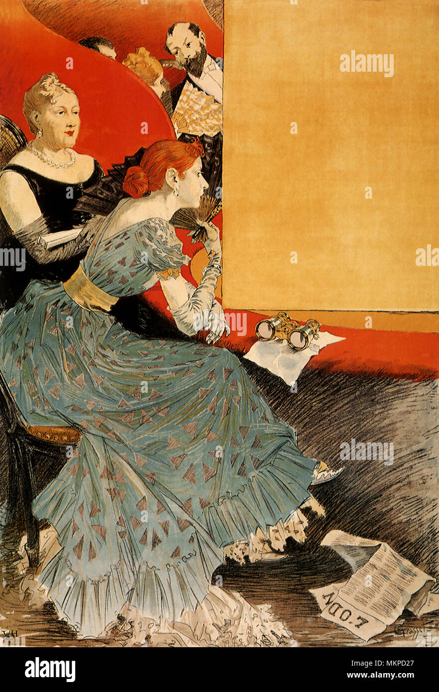 Les femmes à l'Odéon Banque D'Images