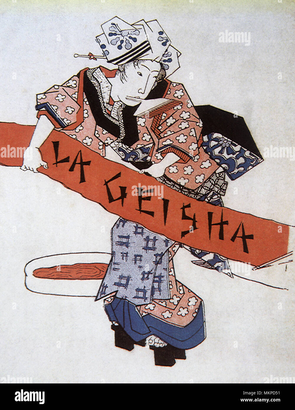 La Geisha Banque D'Images