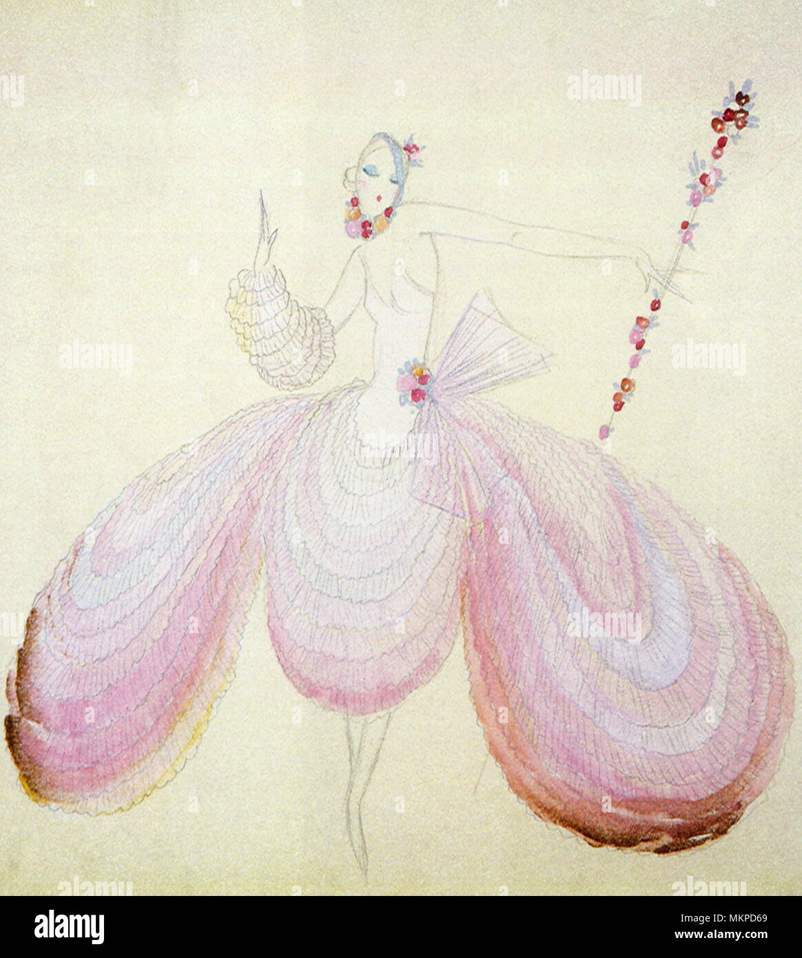 Danseuse au Moulin Rouge Banque D'Images