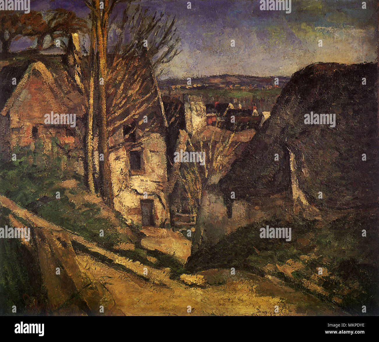 La maison de l'homme pendu Banque D'Images