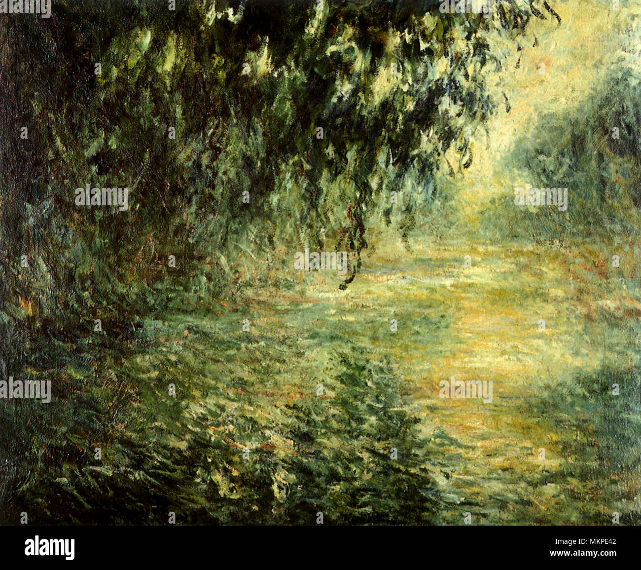 Claude monet matin sur la seine Banque de photographies et d’images à ...
