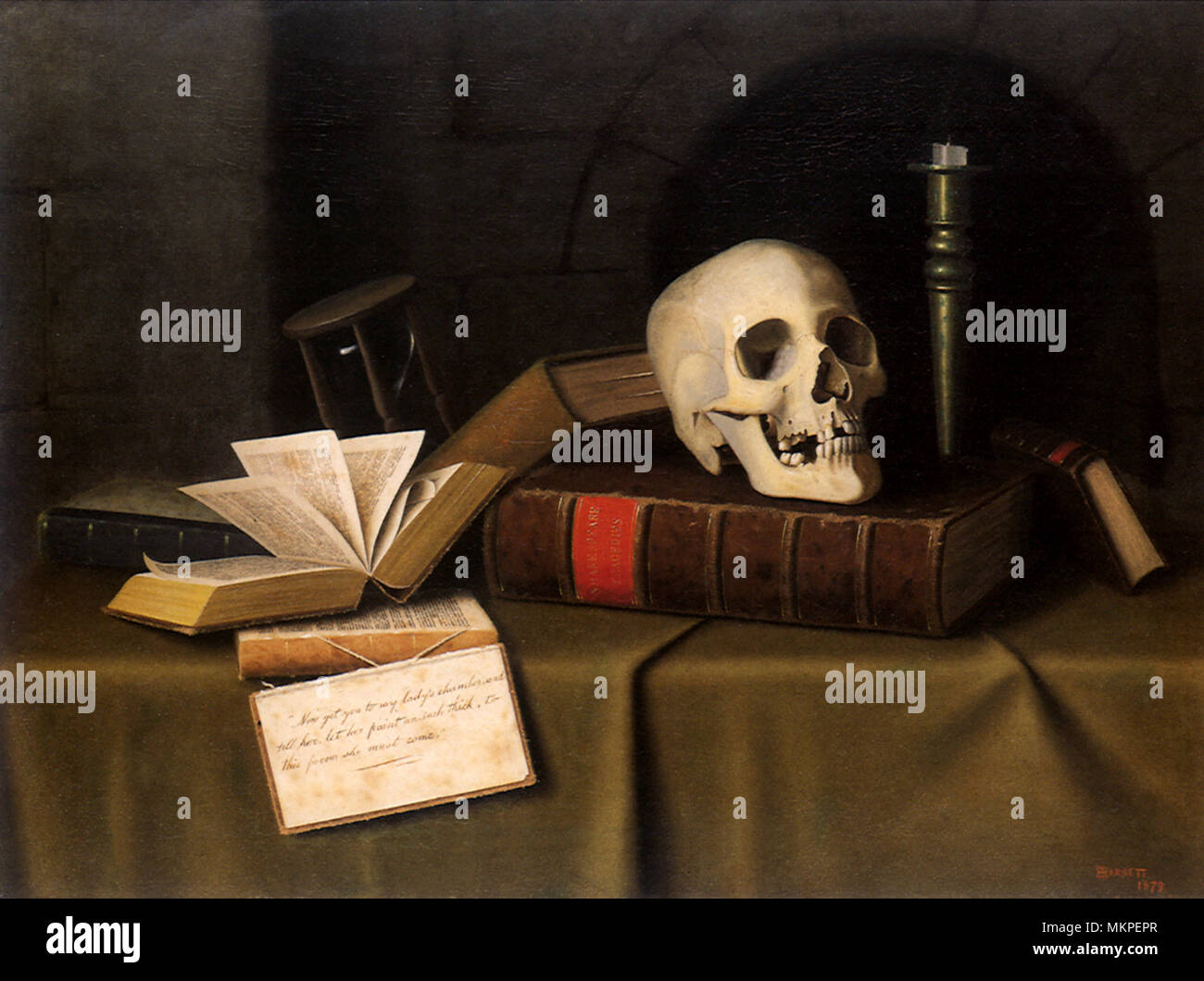 Memento Mori - à cette faveur Banque D'Images