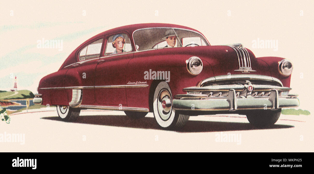 1950 Pontiac Silver Streak Banque D'Images