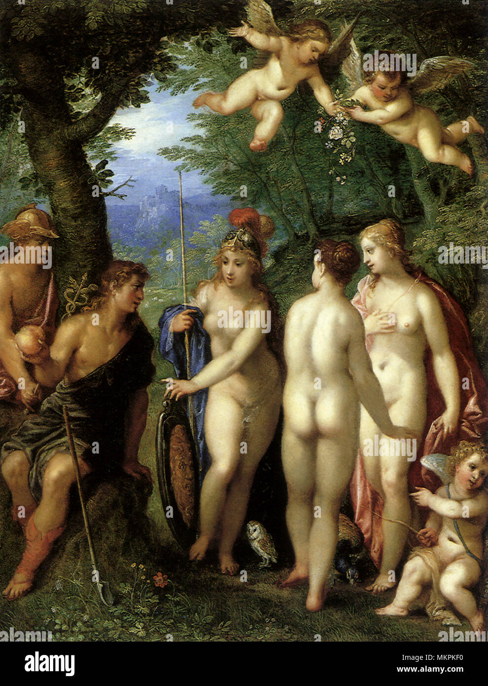 Le jugement de Paris Banque D'Images