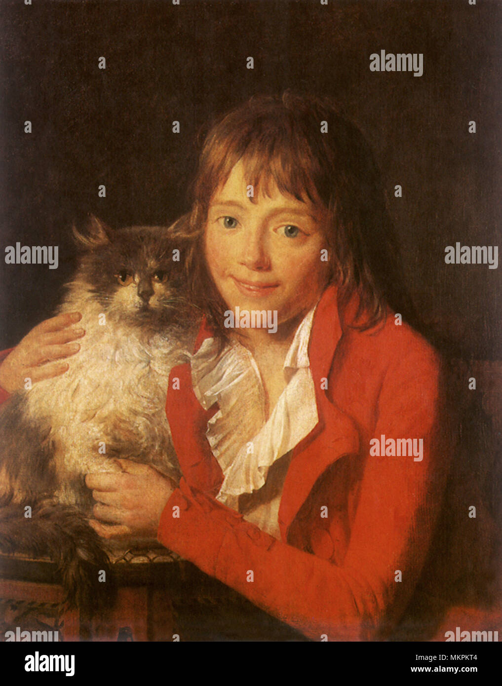 Portrait d'Ambroise-Louis Garneray, le Fils de l'artiste, Banque D'Images