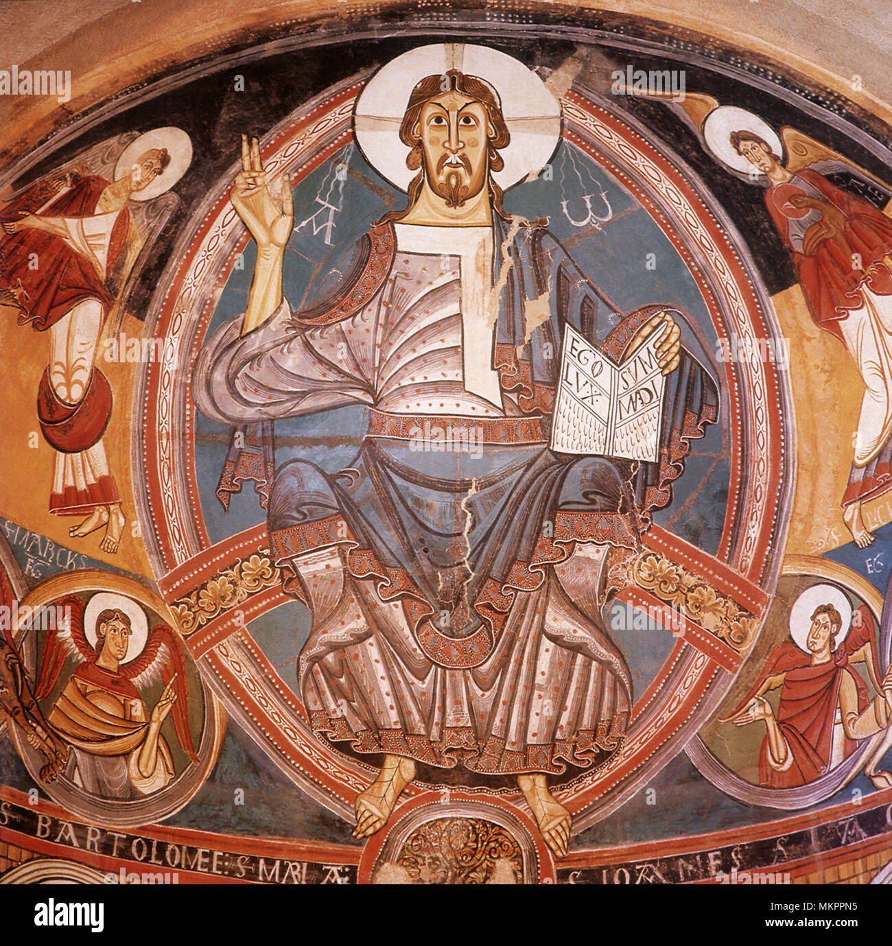 Le Christ en majesté Banque D'Images