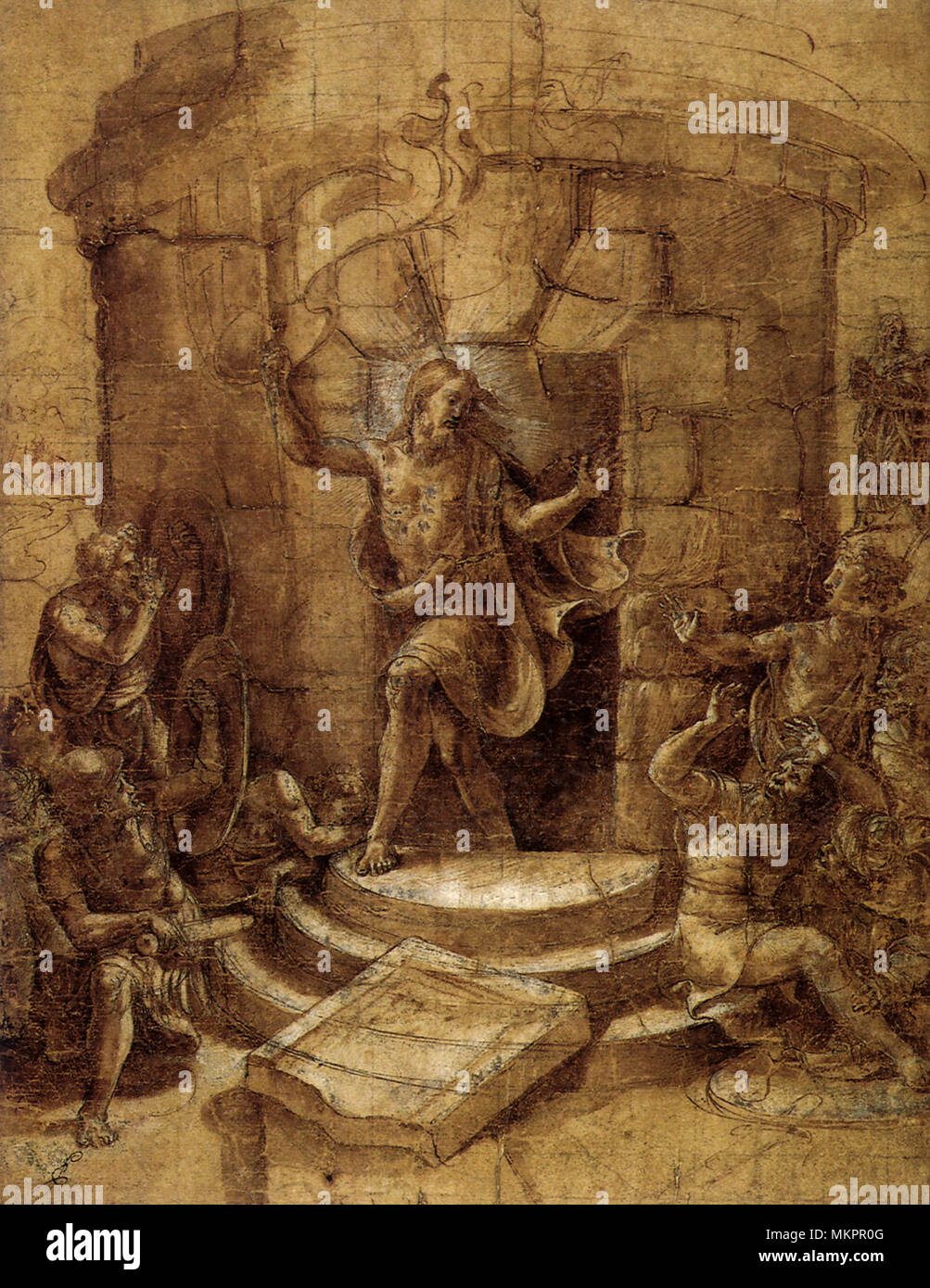 La Résurrection du Christ Banque D'Images