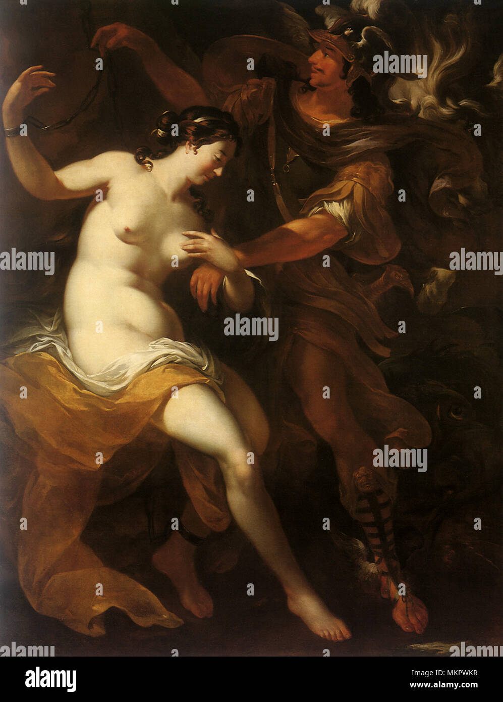 Perseus liberating Andromeda Banque D'Images
