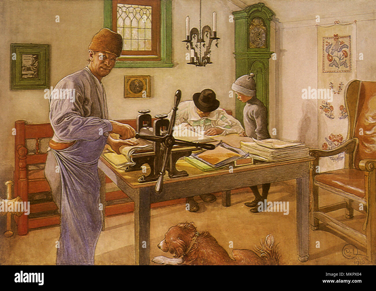 Où je fais mon Etching Banque D'Images