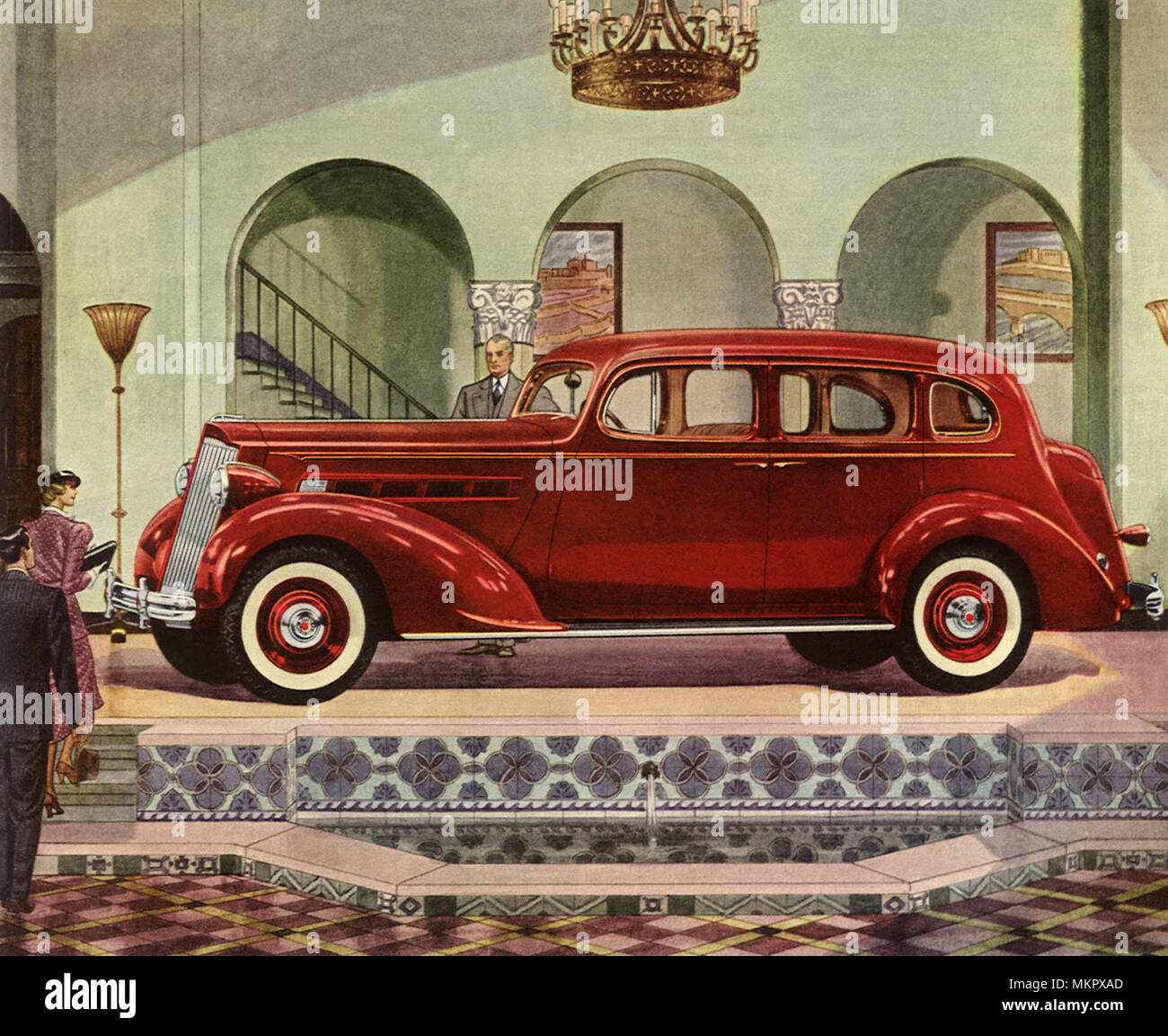 1936 Packard 120 Touring Sedan Banque D'Images