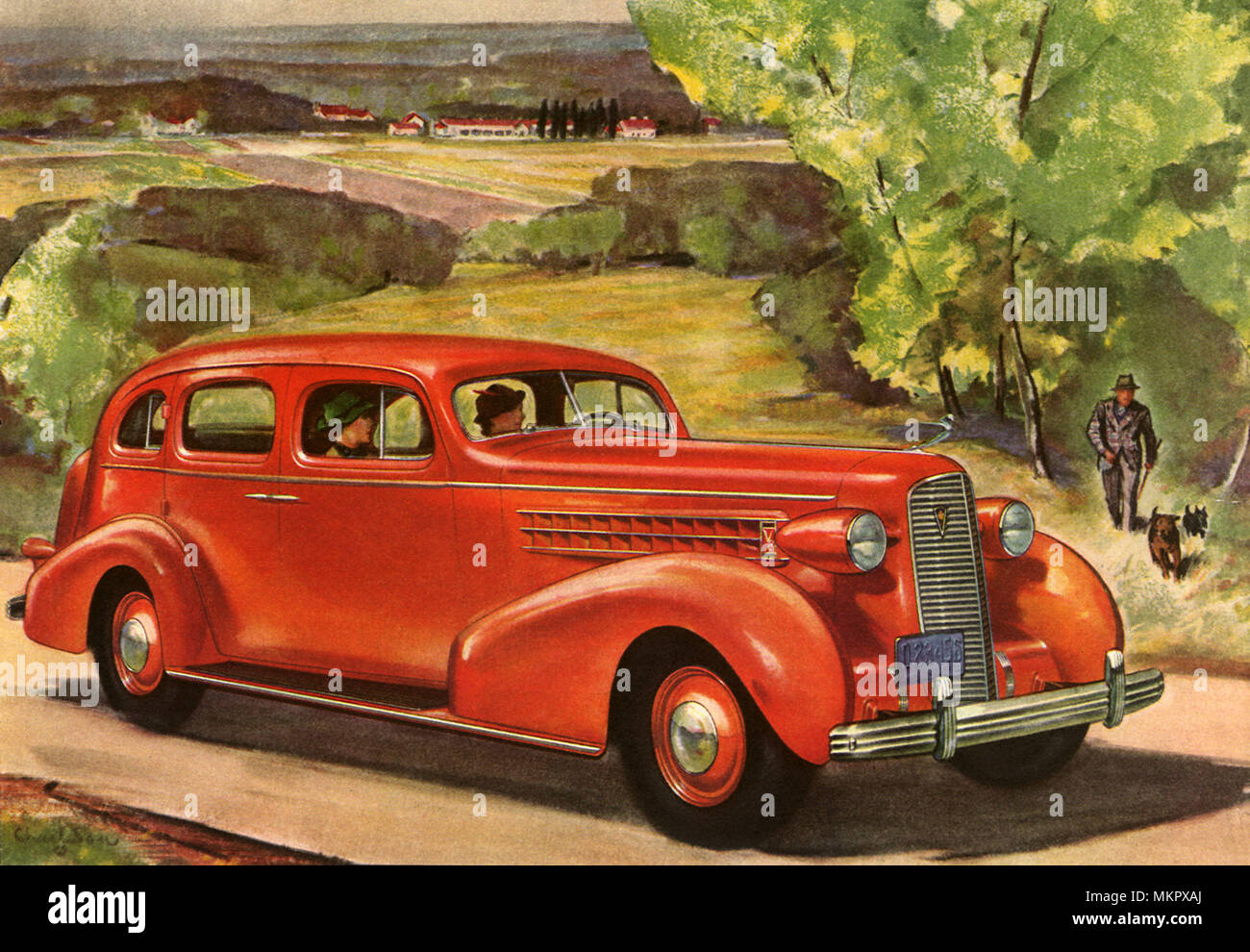1936 Cadillac Series 60 Sedan Touring Banque D'Images