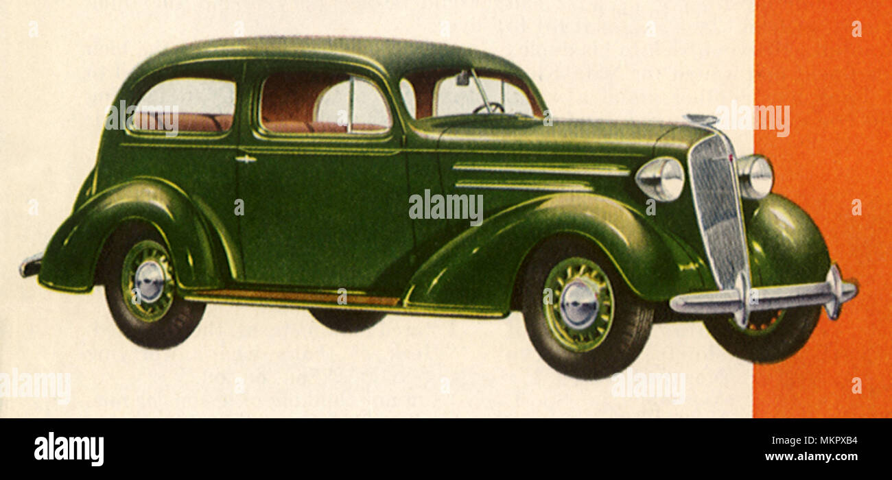 1936 Plymouth De Luxe Coach Banque D'Images