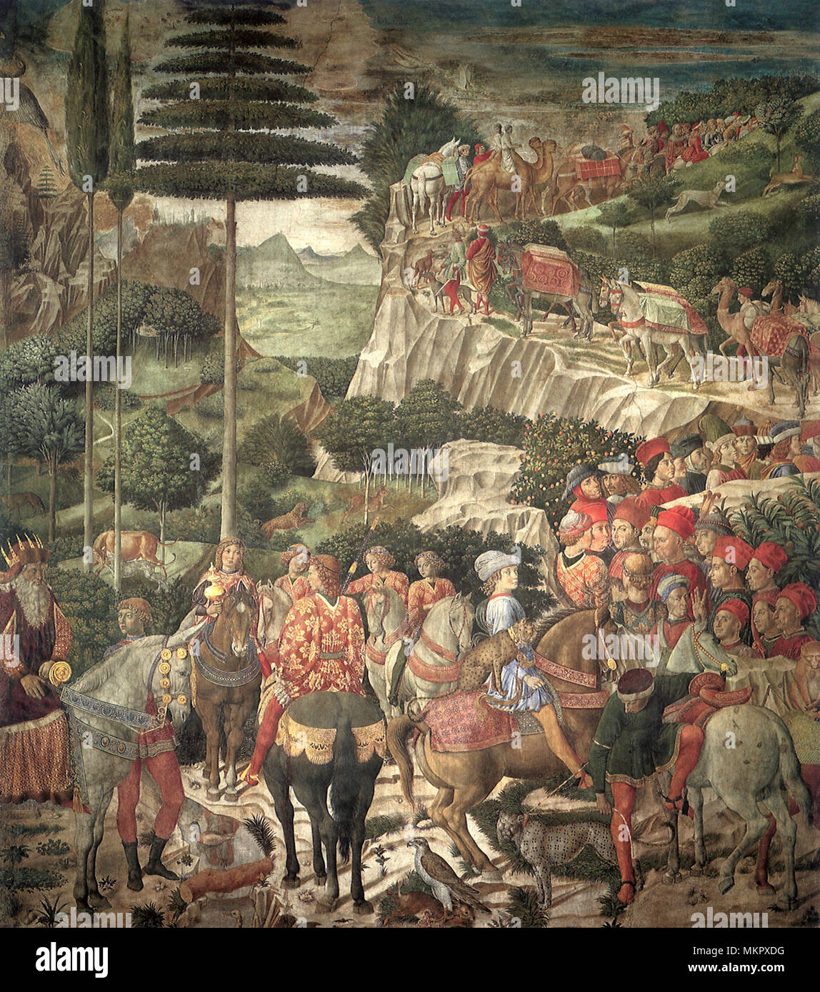 Voyage des Rois Mages, Procession de l'ancien Roi Banque D'Images