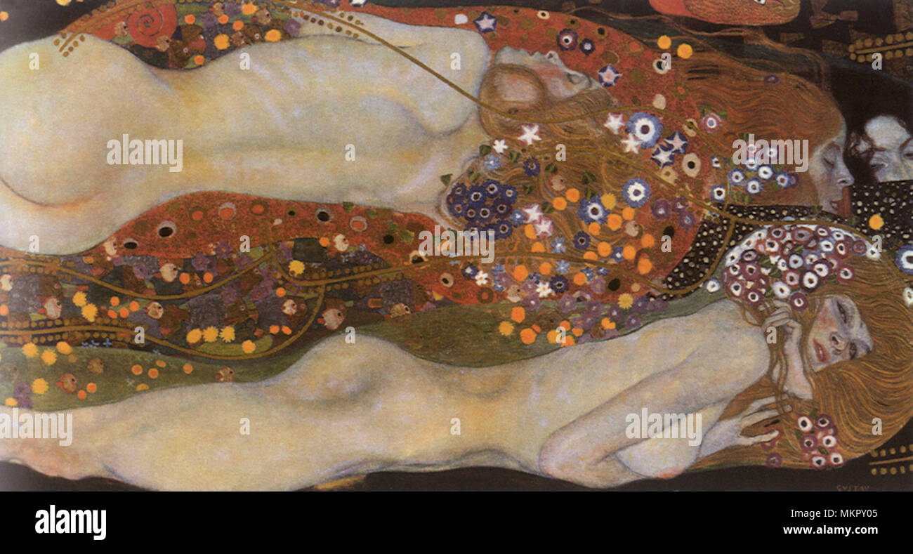 Les serpents d'eau II Banque D'Images