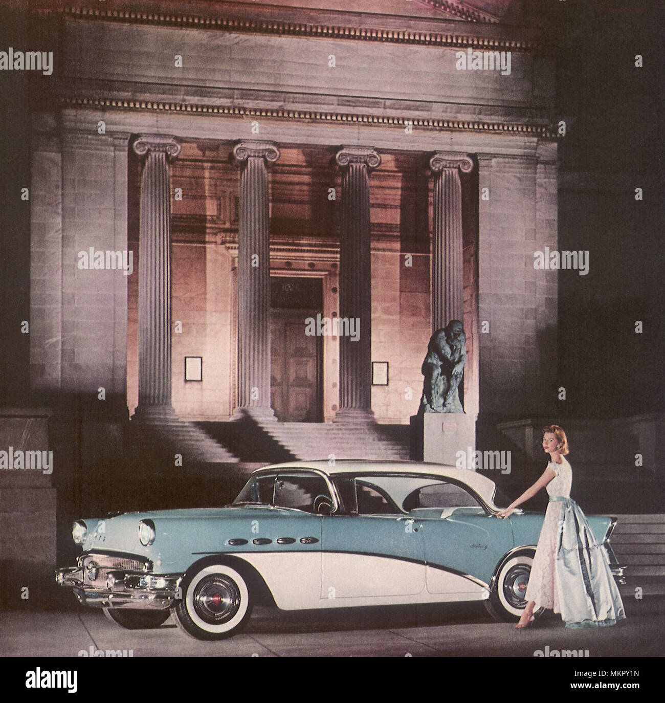 1956 Buick Century Riviera à quatre portes Banque D'Images