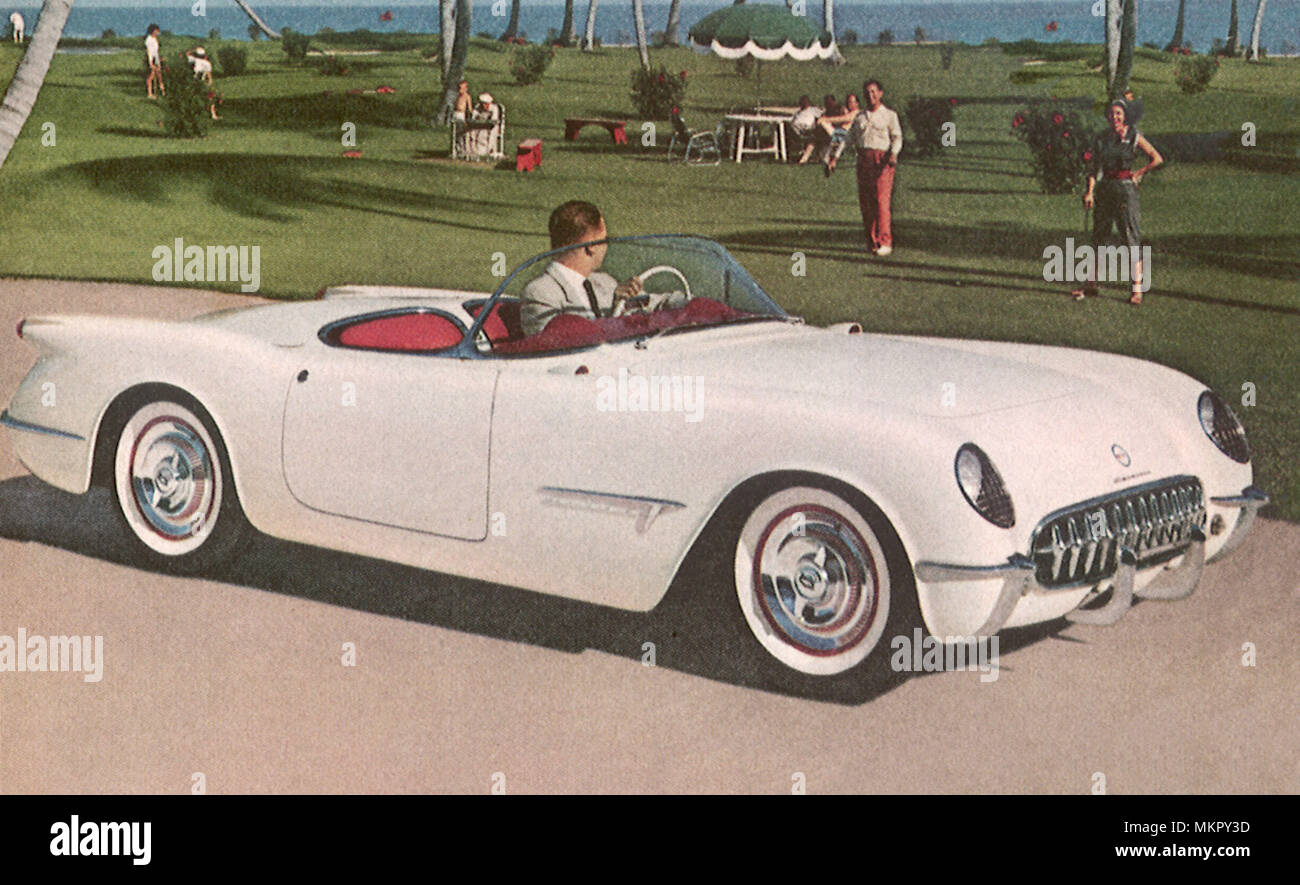 Corvette 1954 Banque D'Images